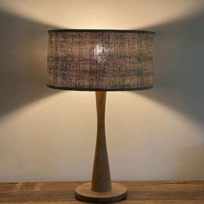 Abat-jour chanvre ancien - Luminaire