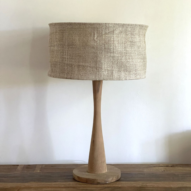 Abat-jour chanvre ancien - Luminaire