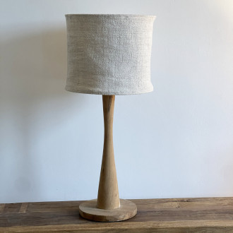 Abat-jour en chanvre ancien - Diamètre 30 cm x Hauteur 25 cm