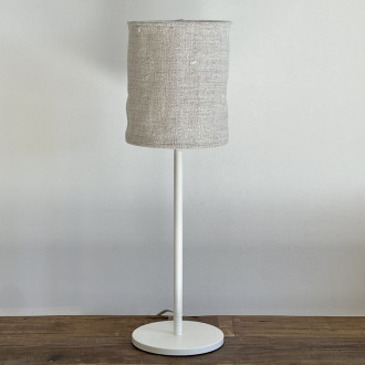 Abat-jour en chanvre ancien - Diamètre 15 cm x Hauteur 18 cm