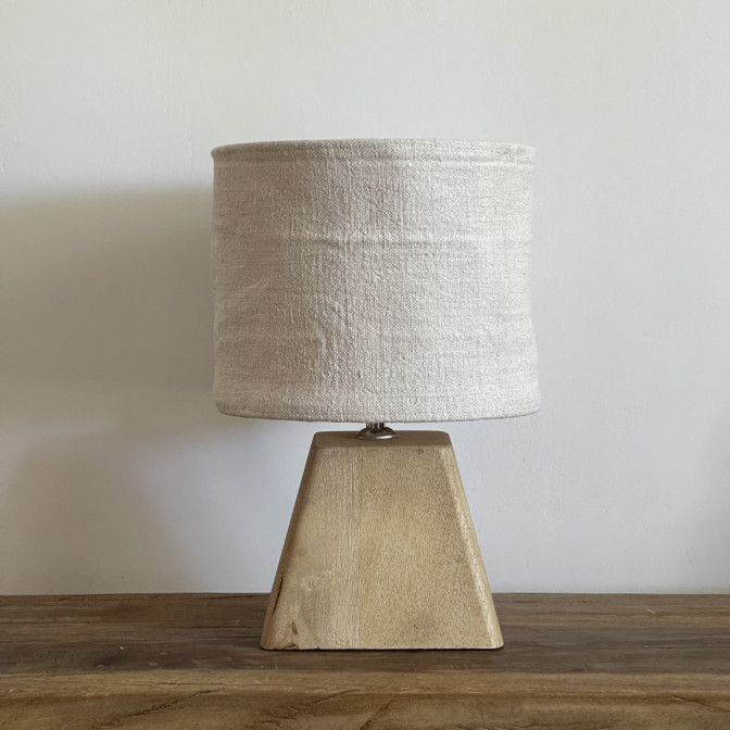 Abat-jour chanvre ancien - Luminaire