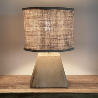 Abat-jour chanvre ancien - Luminaire