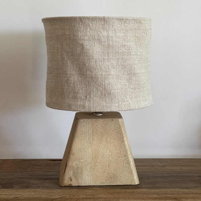 Abat-jour chanvre ancien - Luminaire