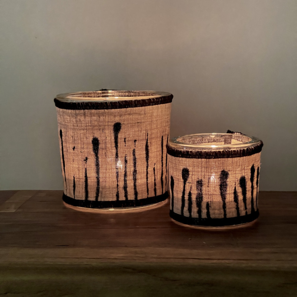 Photophore chanvre ancien