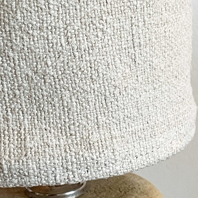 Abat-jour en chanvre ancien - Diamètre 15 cm x Hauteur 18 cm