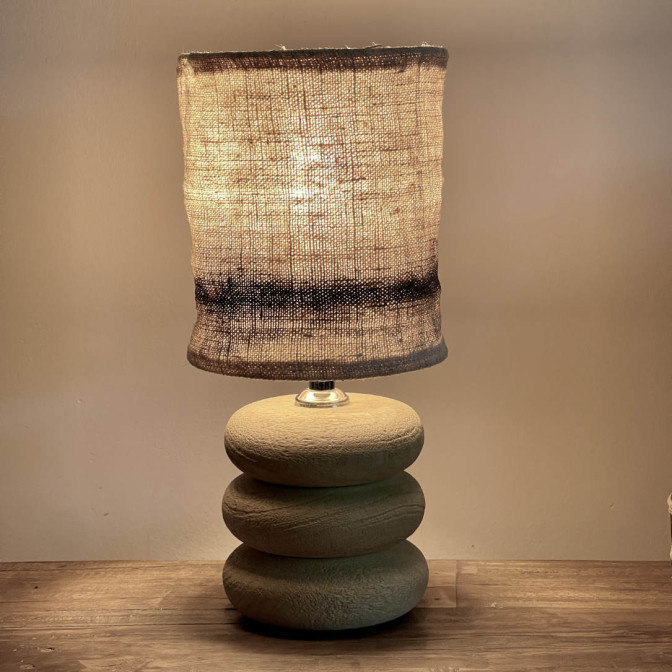 Abat-jour pour pied de lampe - Diamètre 15 cm x Hauteur 18 cm