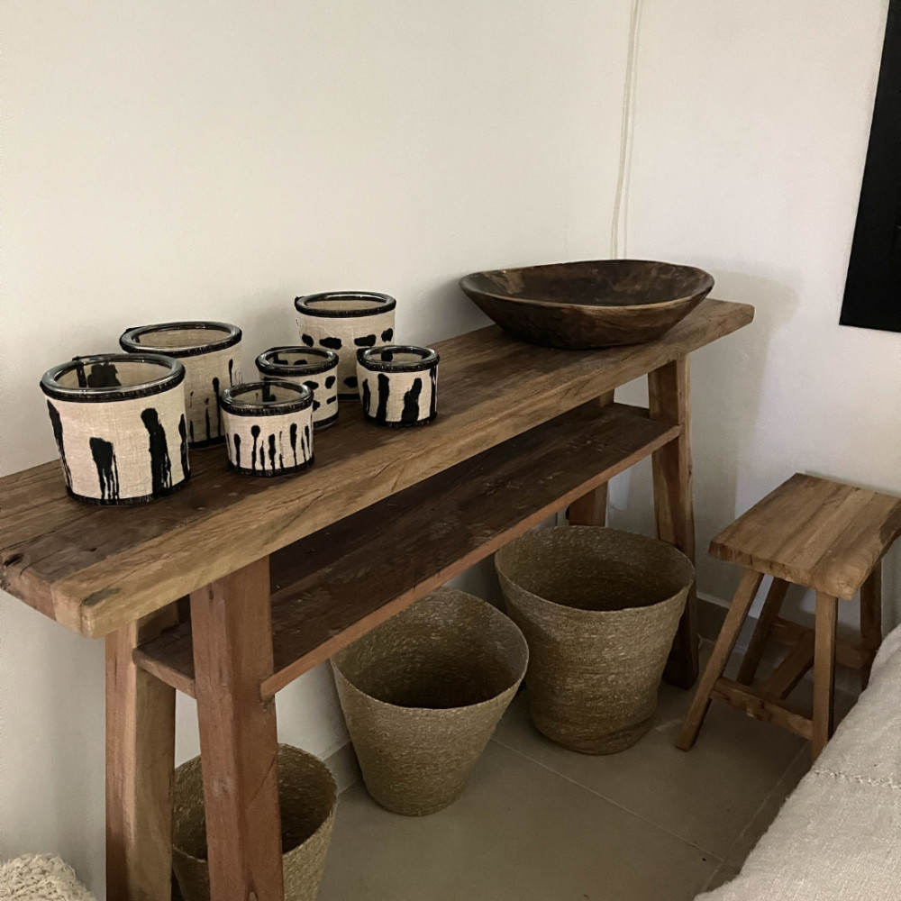 Photophore chanvre ancien