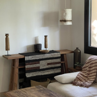 abat-jour pour suspension chanvre ancien