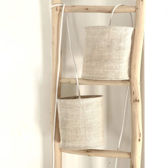 abat-jour pour suspension chanvre ancien