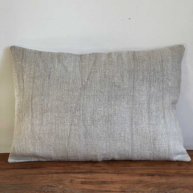 Coussin chanvre ancien rustique