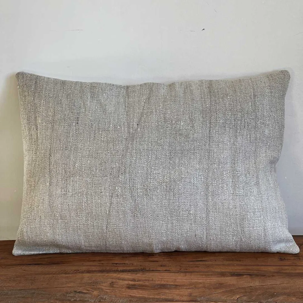 Coussin chanvre ancien rustique