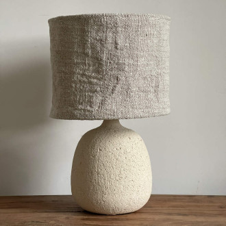 Abat-jour chanvre ancien ficelle – diamètre 25 cm