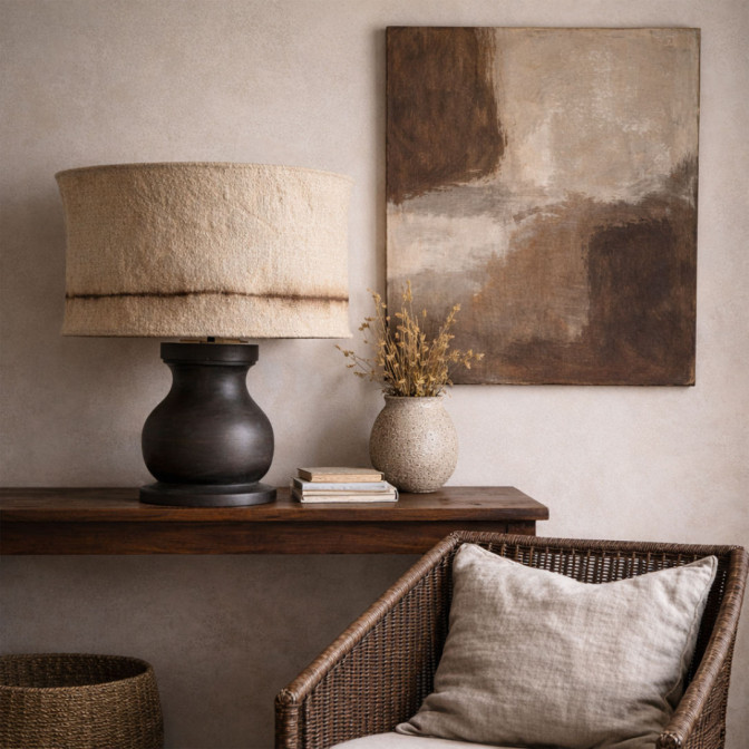 Abat-jour pour pied de lampe
