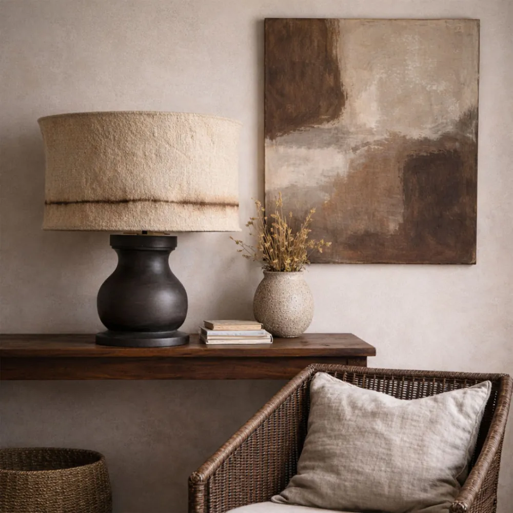 Abat-jour pour pied de lampe