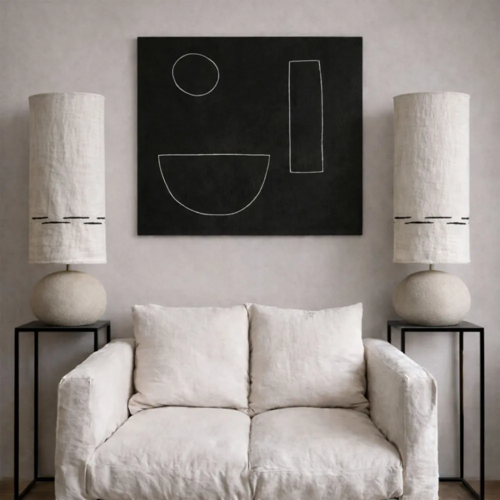 abat-jour pour pied de lampe