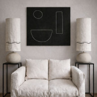 abat-jour pour pied de lampe