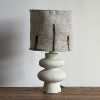 abat-jour en chanvre ancien diamètre 20cm