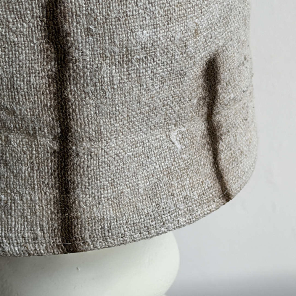 abat-jour en chanvre ancien diamètre 20cm