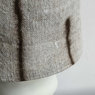 abat-jour en chanvre ancien diamètre 20cm