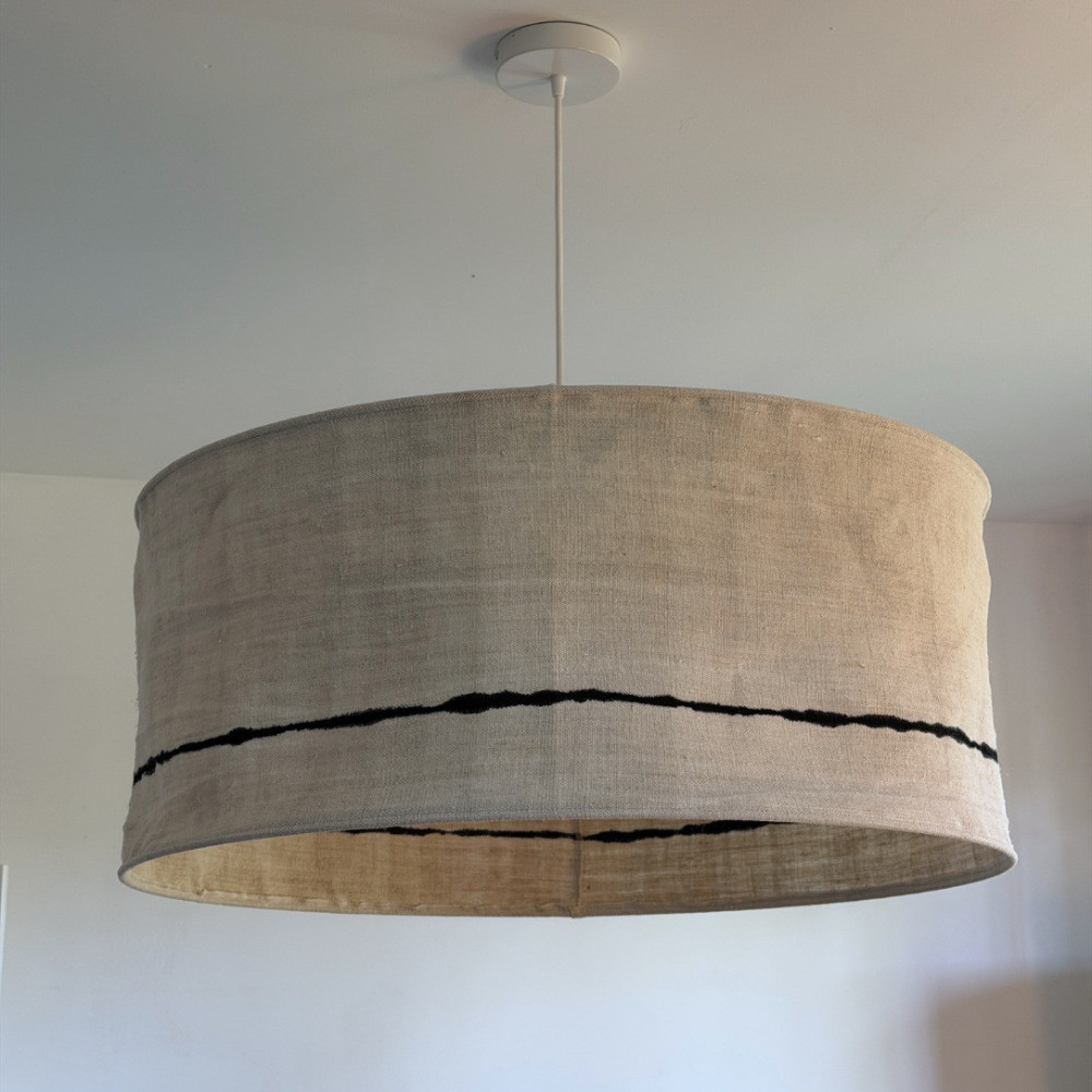 abat-jour pour suspension - grand diamètre - artisanat français