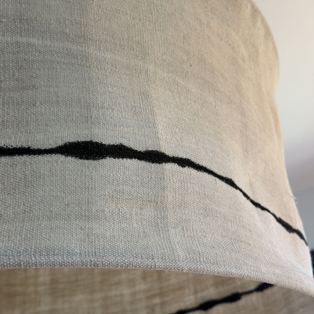 abat-jour pour suspension - grand diamètre - artisanat français