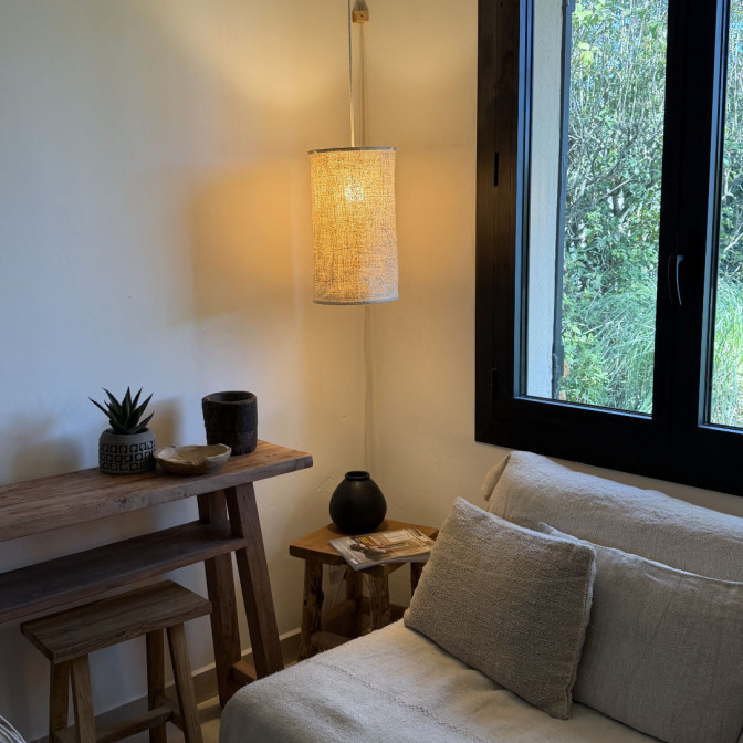 abat-jour pour suspension création artisanale unique et originale