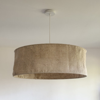 suspension en tissu lin chanvre ancien artisanat français