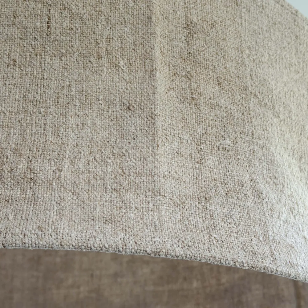 suspension en tissu lin chanvre ancien artisanat français