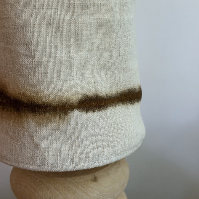 abat-jour-pour lampe sur pied création artisanale