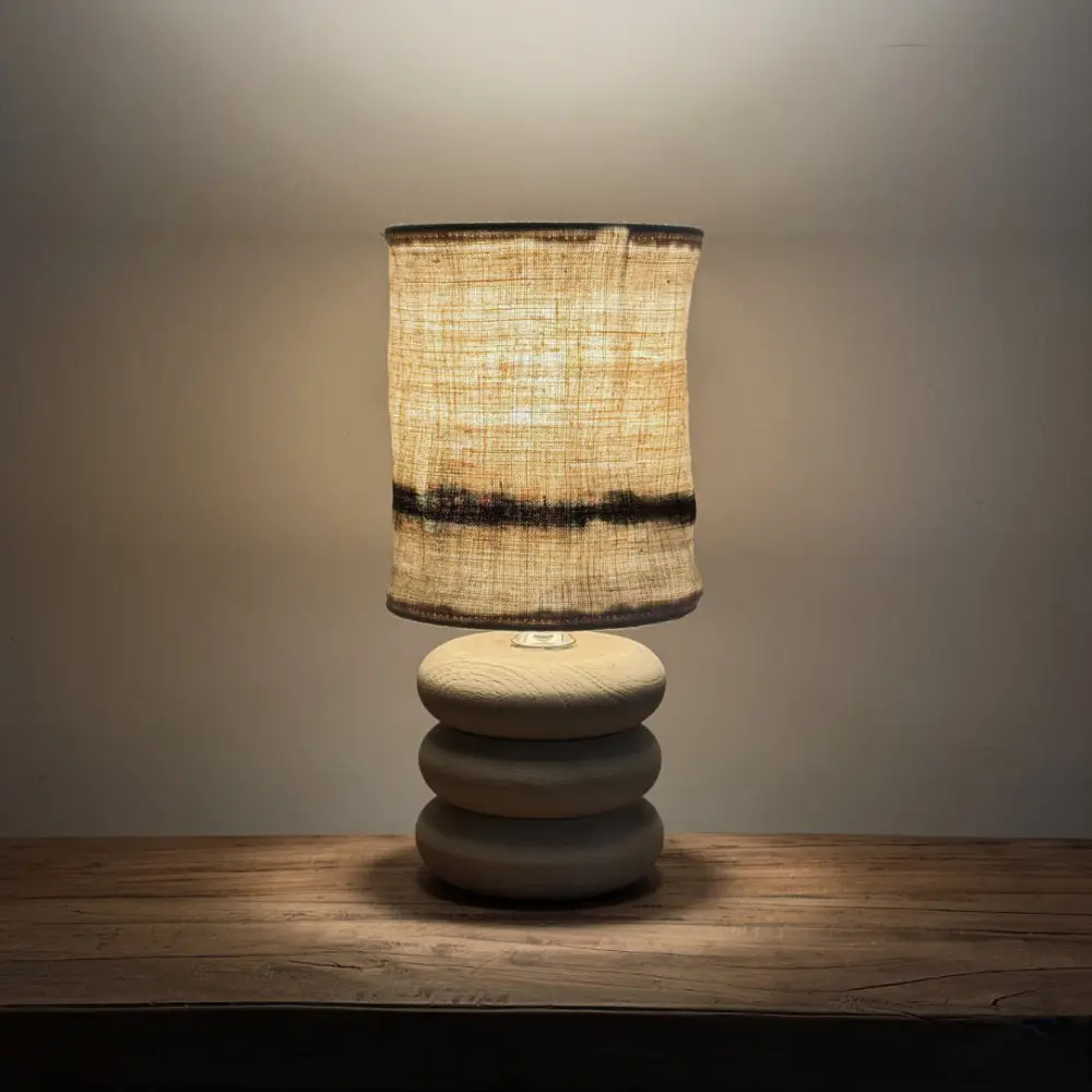 abat-jour-pour lampe sur pied création artisanale