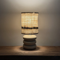 abat-jour-pour lampe sur pied création artisanale