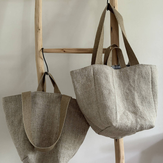 Sac besace en chanvre ancien – Le Simplissimo