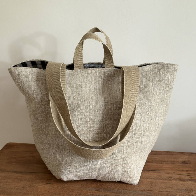 Sac besace en chanvre ancien – Le Simplissimo