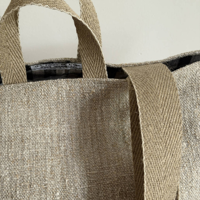 Sac besace en chanvre ancien – Le Simplissimo