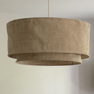 Suspension double en chanvre ancien