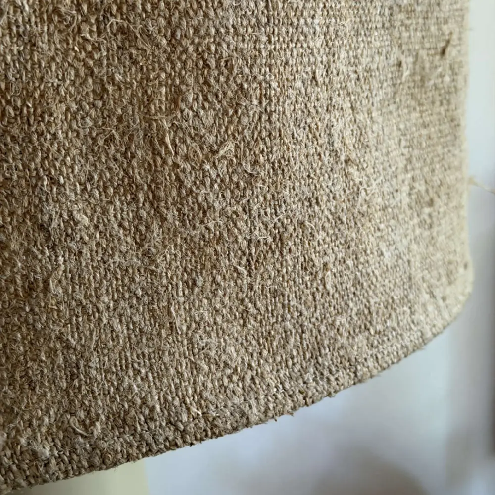 abat-jour en tissu ancien pour pied de lampe