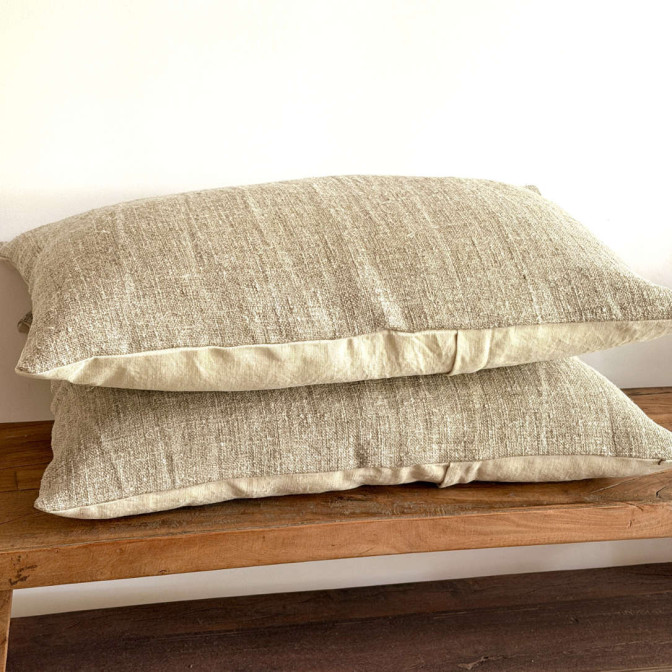 coussin en chanvre ancien