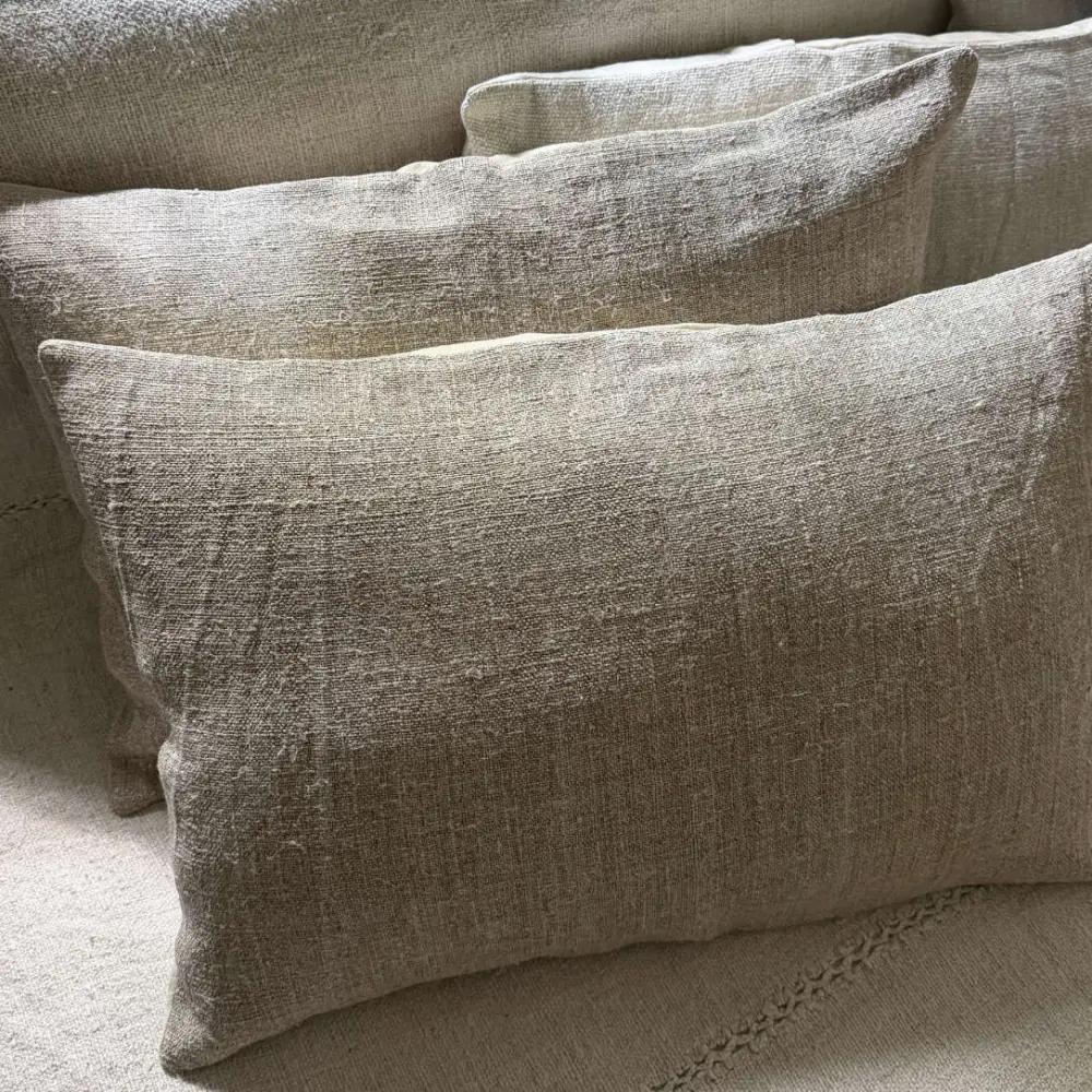 coussin en chanvre ancien