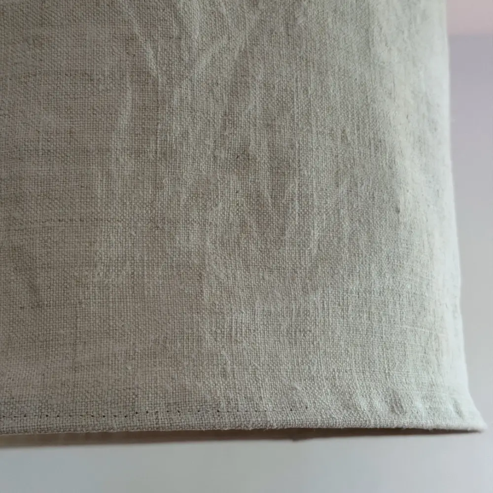abat-jour pour suspension tissu ancien