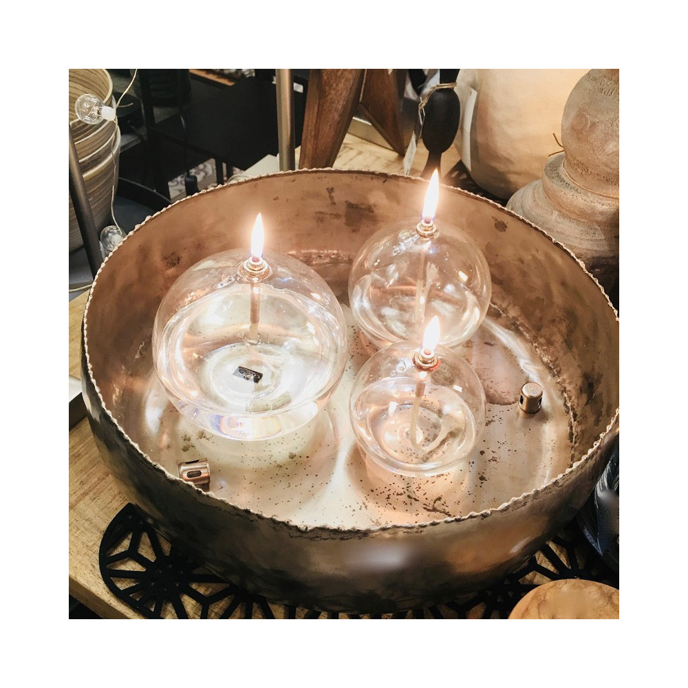 Bougie verre soufflé - Accueil