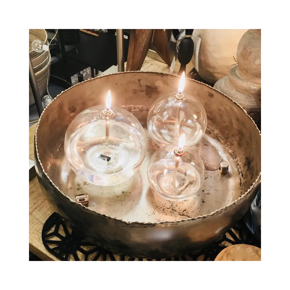 Bougie verre soufflé - Accueil