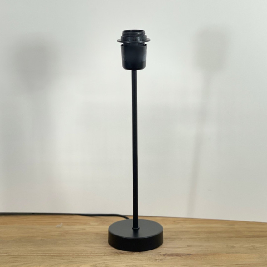 Pied de lampe métal noir - Luminaire