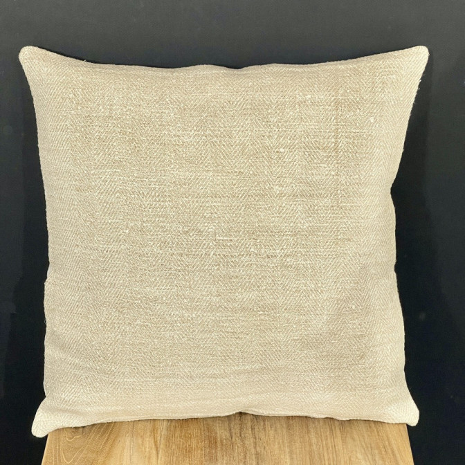 Coussin chanvre ancien - Coussin en lin, coussin en chanvre ancien
