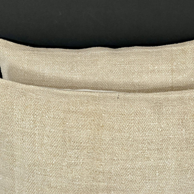 Coussin chanvre ancien - Coussin en lin, coussin en chanvre ancien