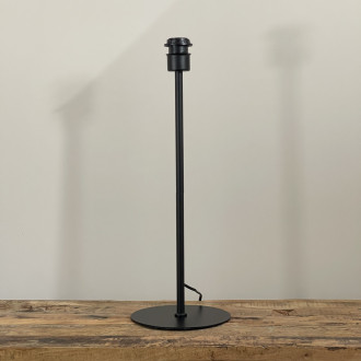 Pied de lampe métal noir haut - Luminaire