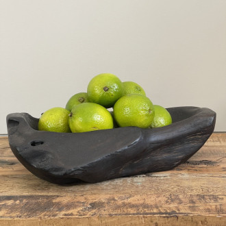 Coupe racine de teck noire - Accueil