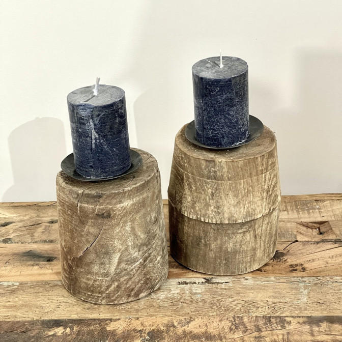 Bougeoir bois - Décoration intérieur